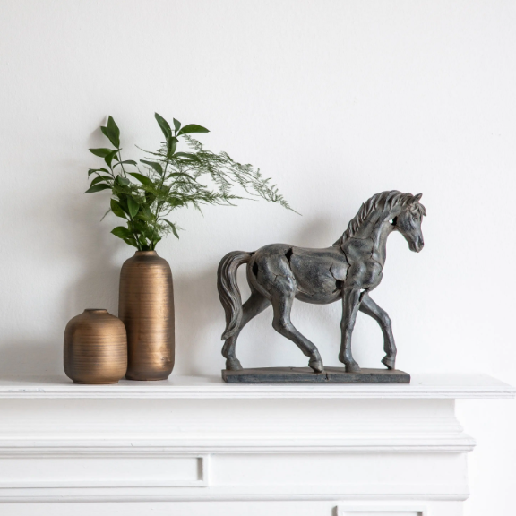 Aged Horse Sculpture