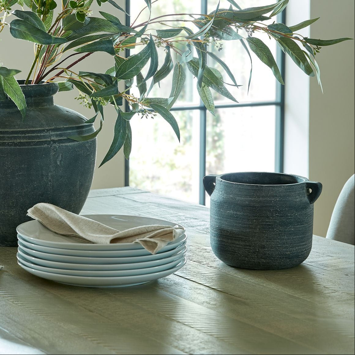 Porto Grey Hydria Pot