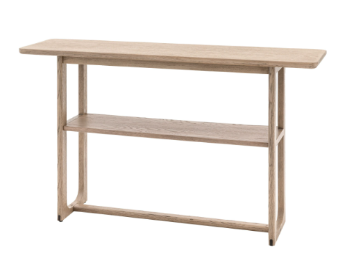 SMOKED OAK CONSOLE