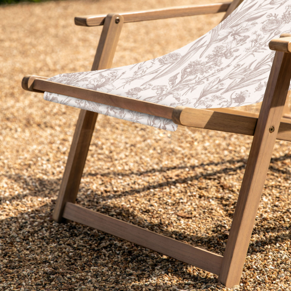 FLORAL DECK CHAIR