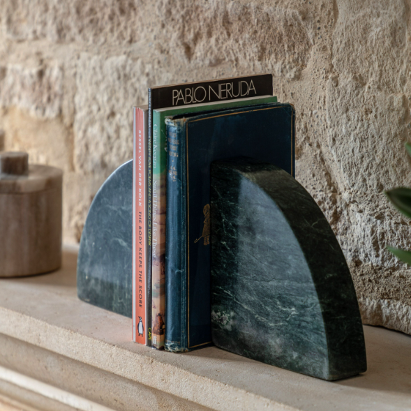 Natural Stone Bookends