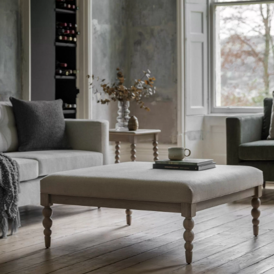 UPHOLSTERED COFFEE TABLE