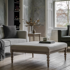 UPHOLSTERED COFFEE TABLE