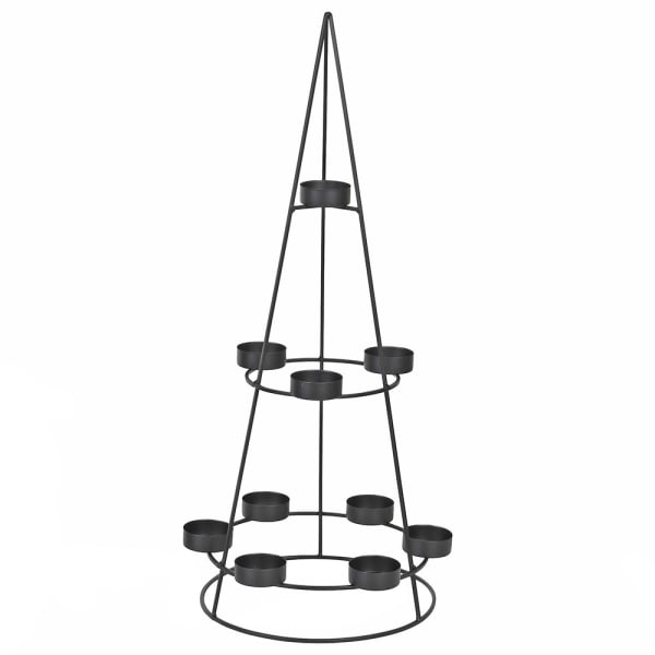 BLACK TREE CANDLEHOLDER