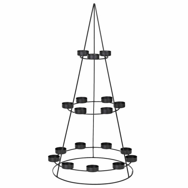 BLACK TREE CANDLEHOLDER