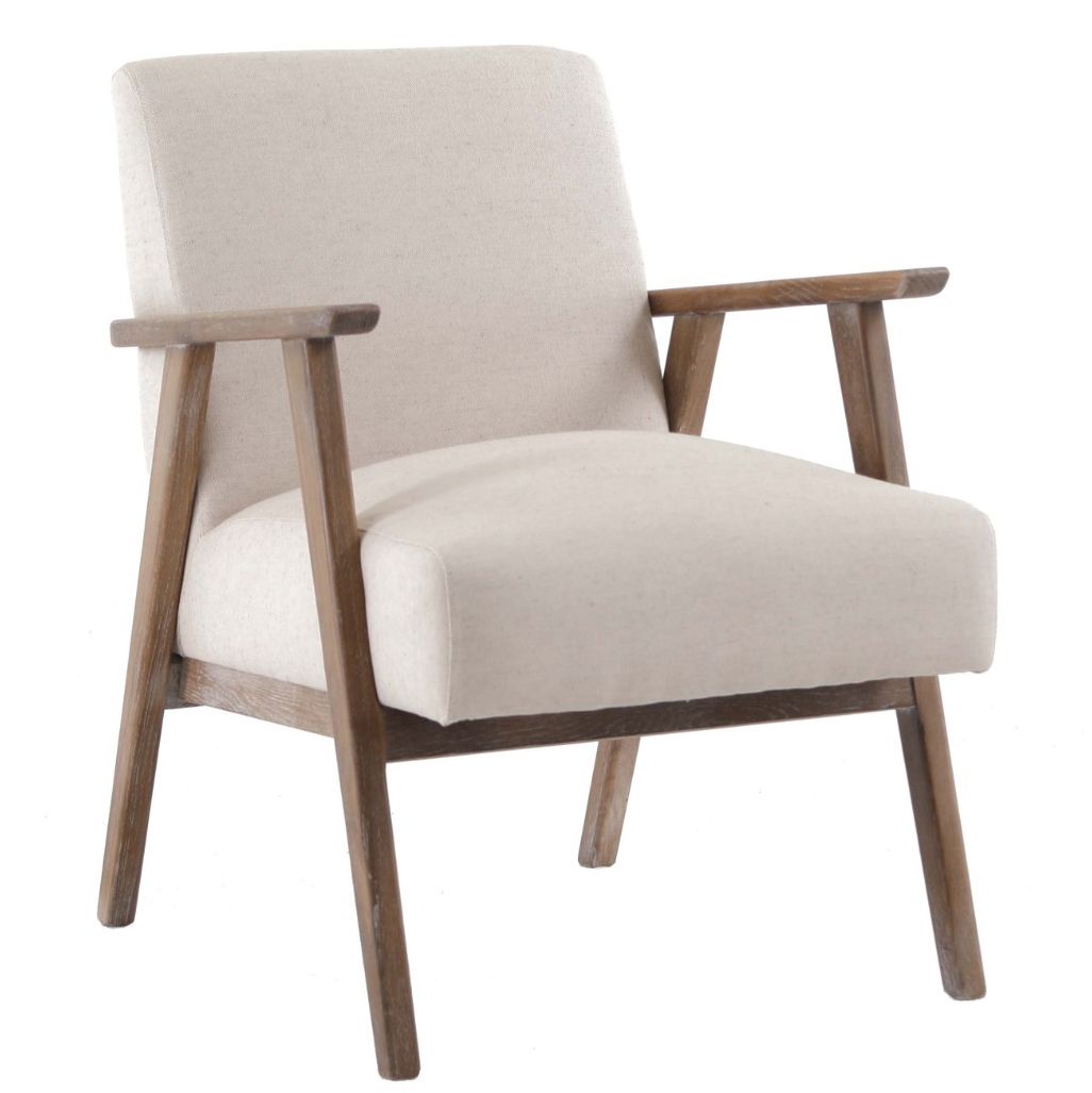 NATURAL LINEN ARMCHAIR
