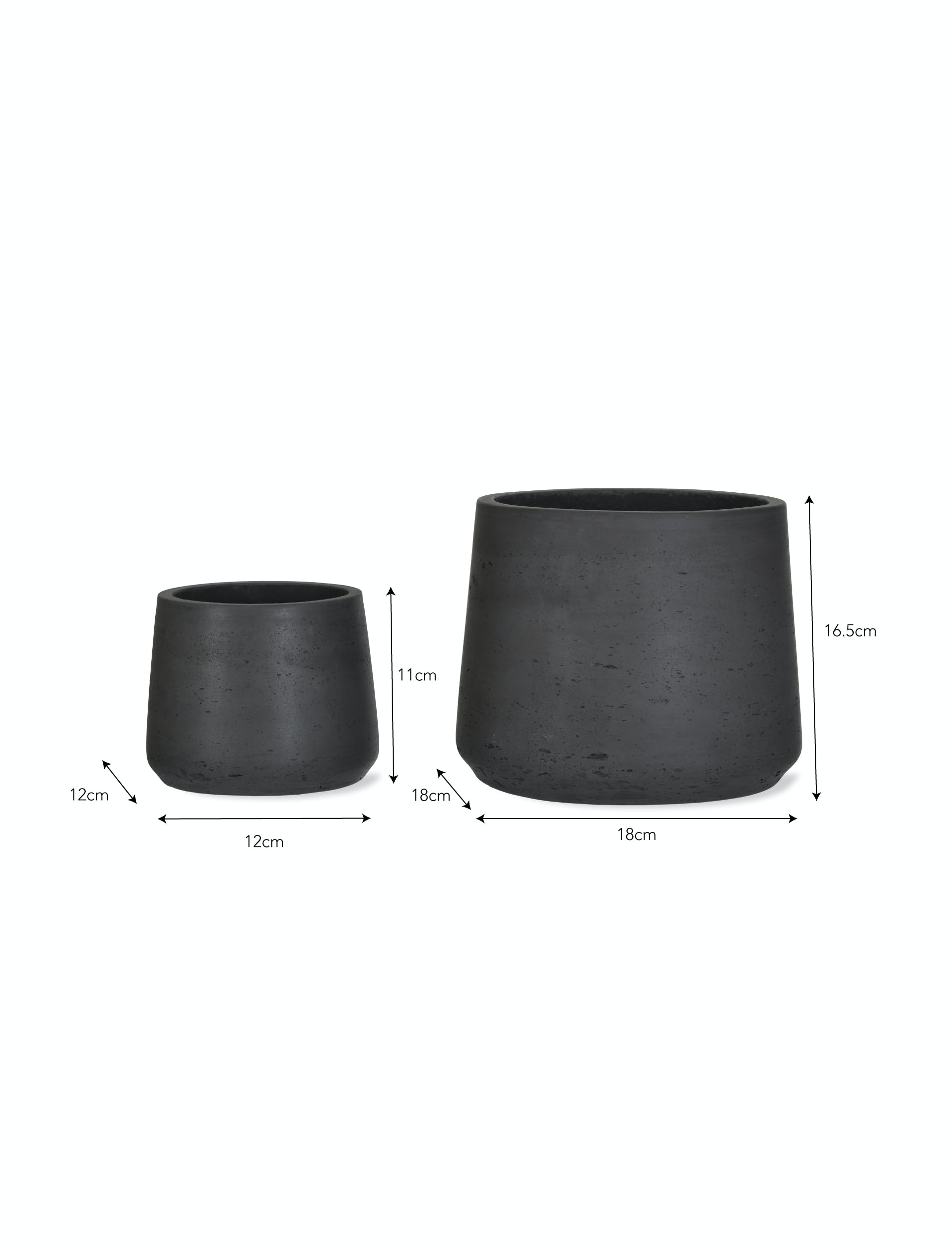 TAPERED PLANT POTS | SET OF 2