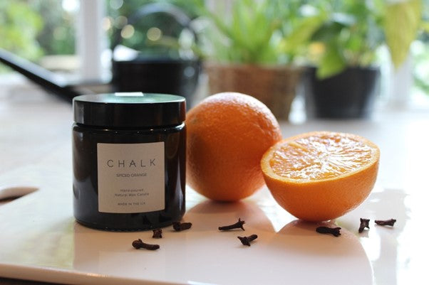 AMBER JAR CANDLE - SPICED ORANGE