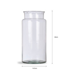 TALL GLASS VASE