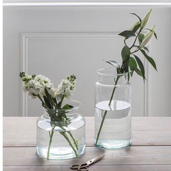 TALL GLASS VASE