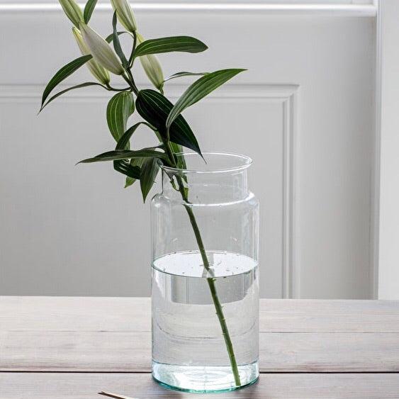 TALL GLASS VASE