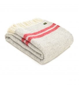TWO STRIPE THROW