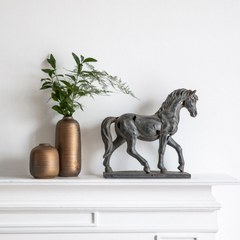 Aged Horse Sculpture