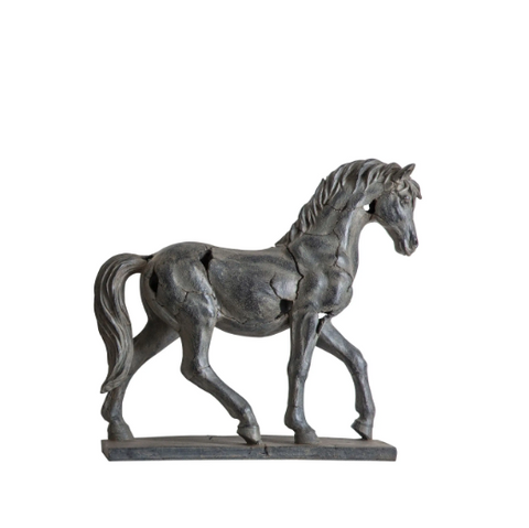 Aged Horse Sculpture