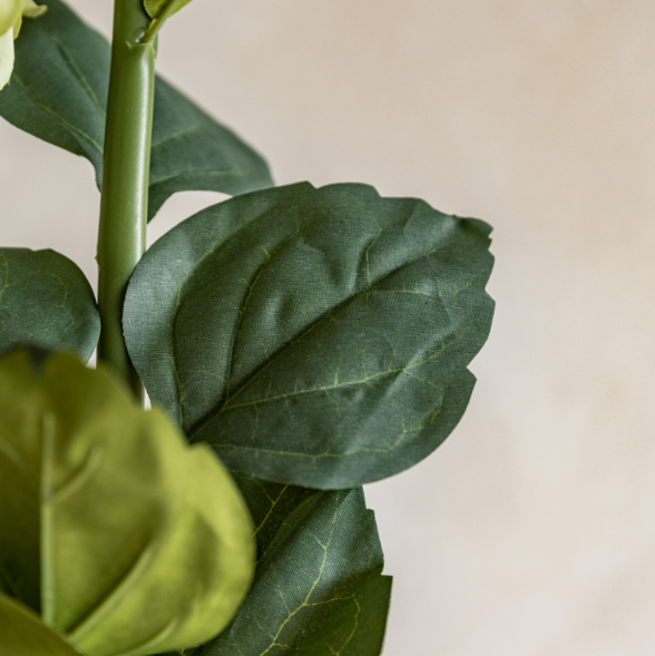Vintage Green Faux Cone Hydrangea Stems – Bouquet of 12