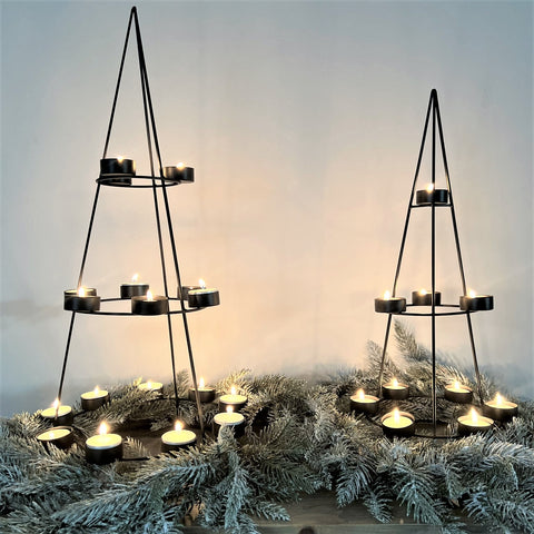 BLACK TREE CANDLEHOLDER